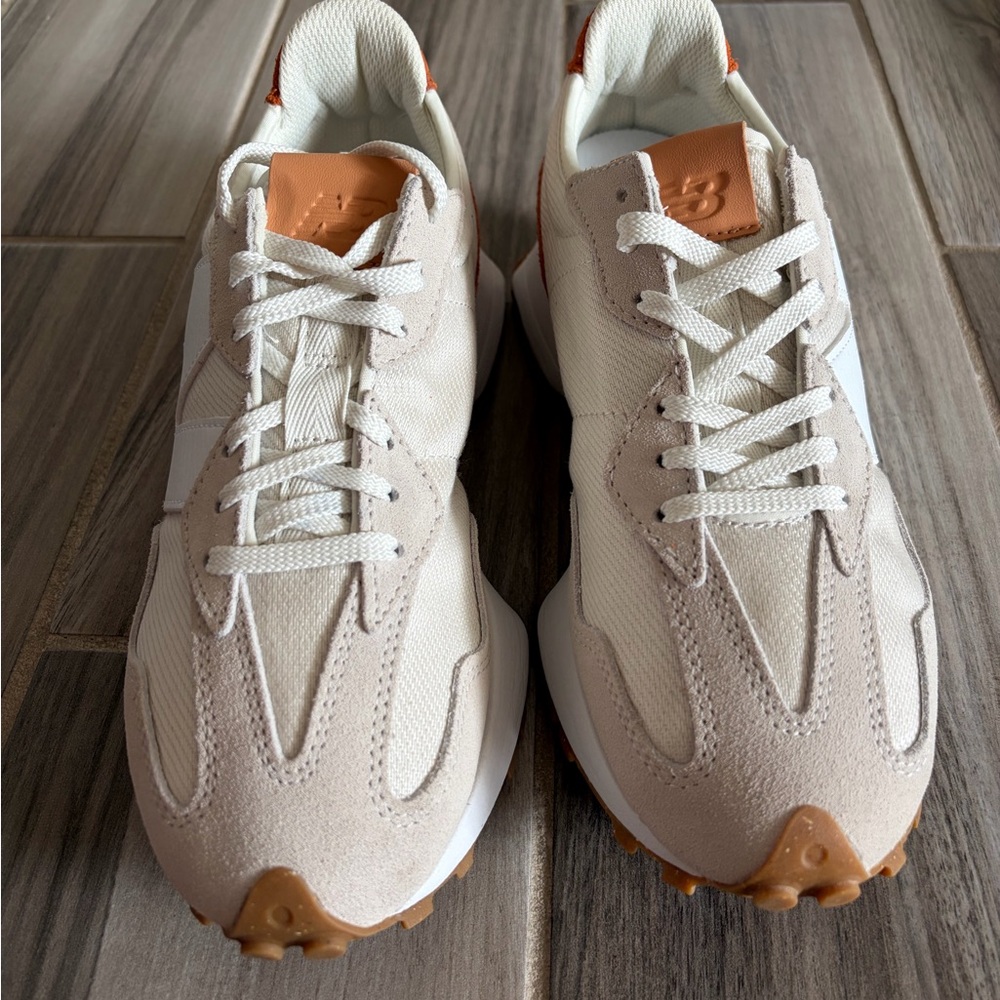 Women's New Balance 327 Casual Shoes - Sea Salt Rust Oxide WS327RA - Picture 5 of 8